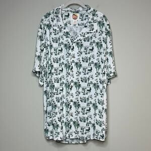 C&C California Hawaiian Short Sleeve Button Down Shirt Size XXL Tropical